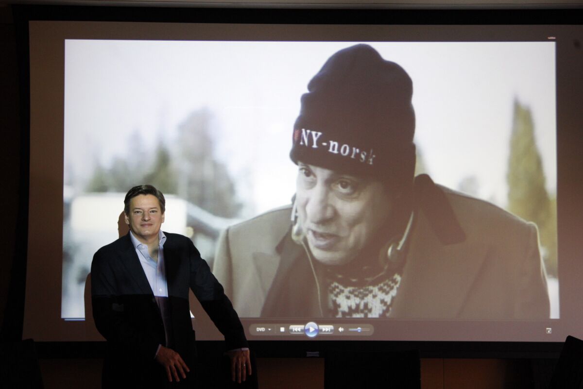 Ted Sarandos, chief content officer for Netflix, in his Beverly Hills office on Dec. 15, 2011.