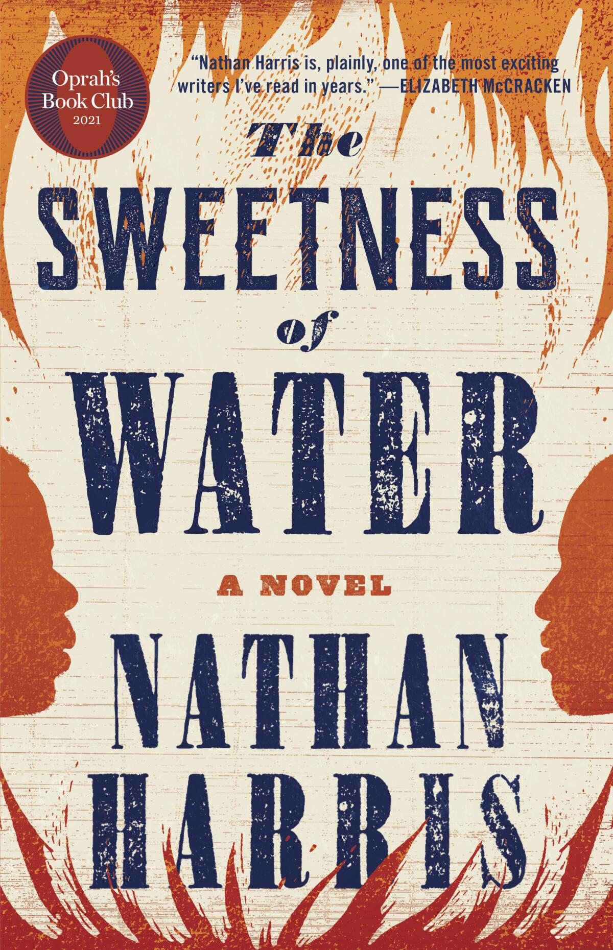 The cover image of "The Sweetness of Water," a novel by Nathan Harris. 