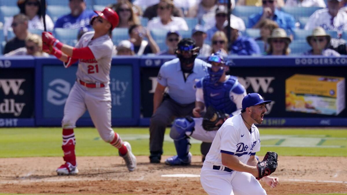 Noah Syndergaard earns first L.A. win as Dodgers sweep Cardinals - Los  Angeles Times