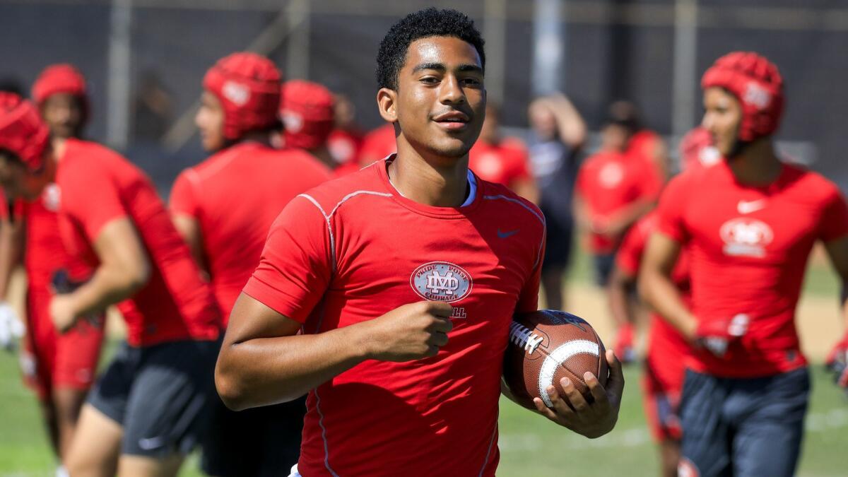 Bryce Young was a star at Mater Dei High.