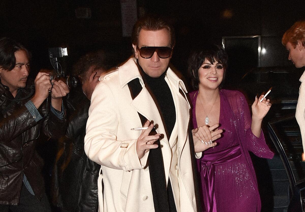 A scene from "Halston" shows Ewan McGregor as the title character and Krysta Rodriguez as Liza Minnelli 