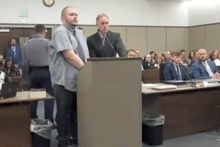 FILE - In this image taken from video provided by the Colorado Judicial Branch, Anderson Lee Aldrich, left, the suspect in a mass shooting that killed five people at a Colorado Springs LGBTQ+ nightclub in 2022, appears in court, June 26, 2023, in Colorado Springs, Colo., where they pleaded guilty in the attack. Aldrich was charged with federal hate crimes on Tuesday, Jan. 16, 2024. (Colorado Judicial Branch via AP, File)