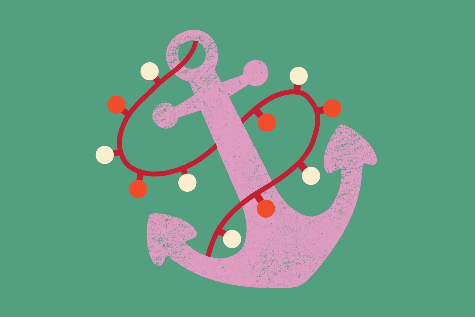 Illustration of a ship anchor