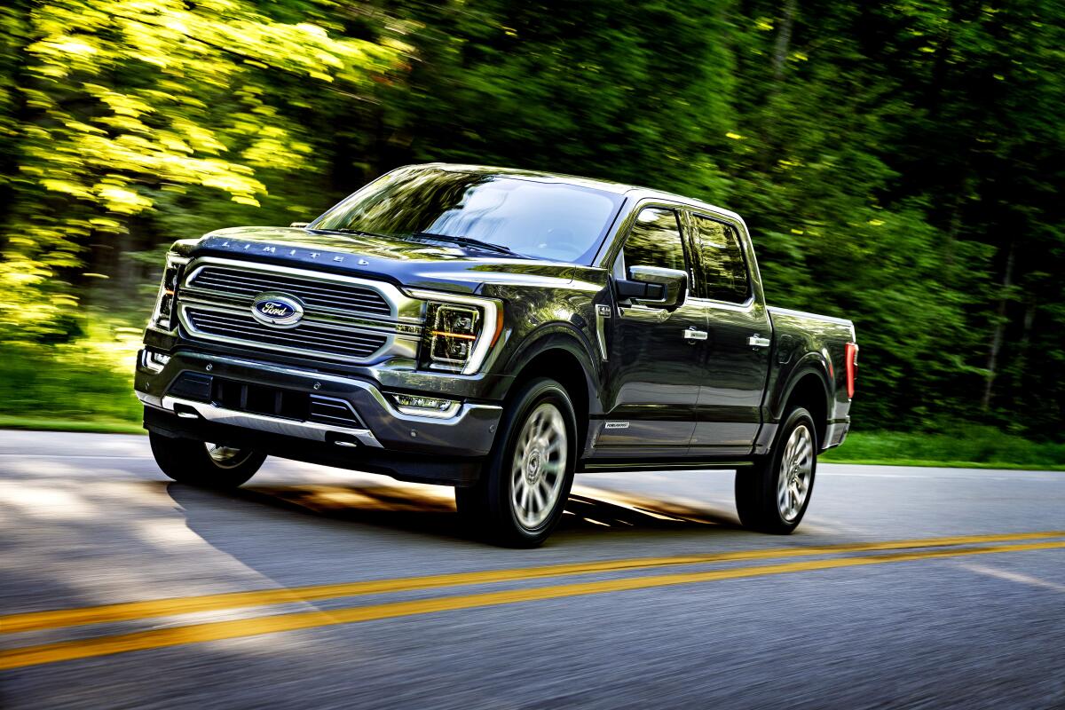 Ford's new F-150: America's favorite pickup goes hybrid (in more ways than  one) - Los Angeles Times