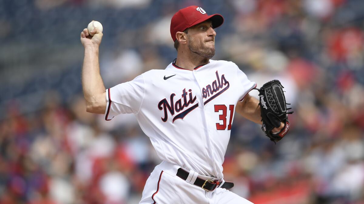 Adding a starter tops Dodgers trade list; Max Scherzer is in play - Los  Angeles Times