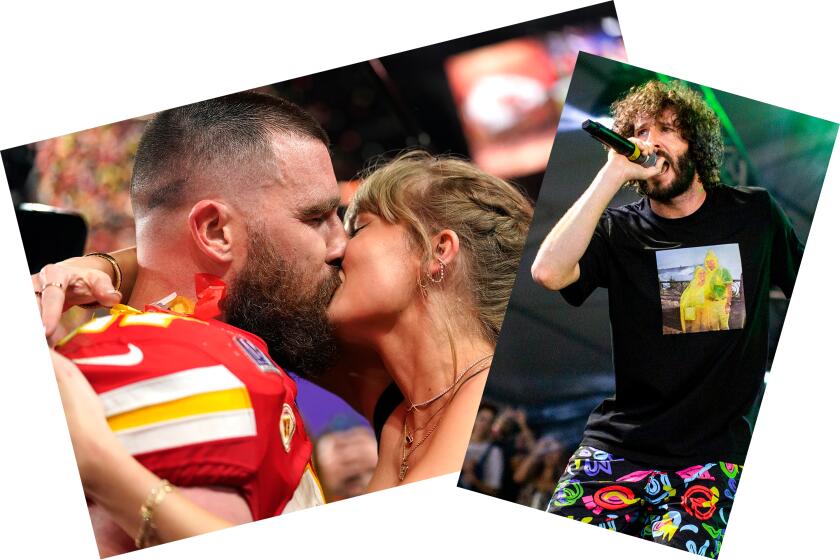 Travis Kelce, Taylor Swift and Lil Dicky