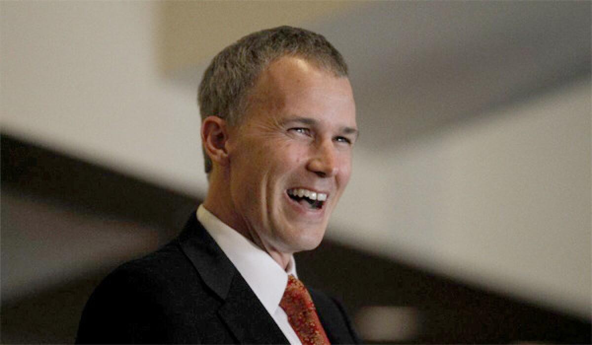 Andy Enfield was introduced as the new USC men's basketball coach at a news conference on Wednesday.