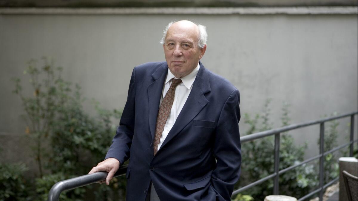 John Lukacs, a Hungarian-born American historian, is pictured in Mantova, Italy, in 2006.