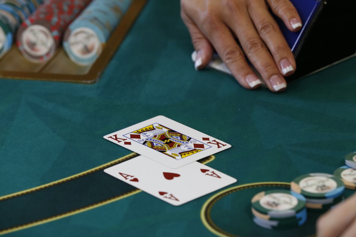 Blackjack is one of the most popular table games in the casino.