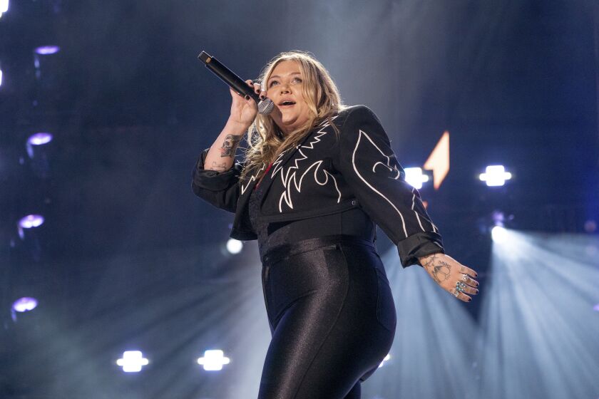 FILE - Elle King performs during CMA Fest 2022 on Sunday, June 12, 2022, at Nissan Stadium in Nashville, Tenn. King's latest album "Come Get Your Wife," releases on Friday. (Photo by Amy Harris/Invision/AP, File)