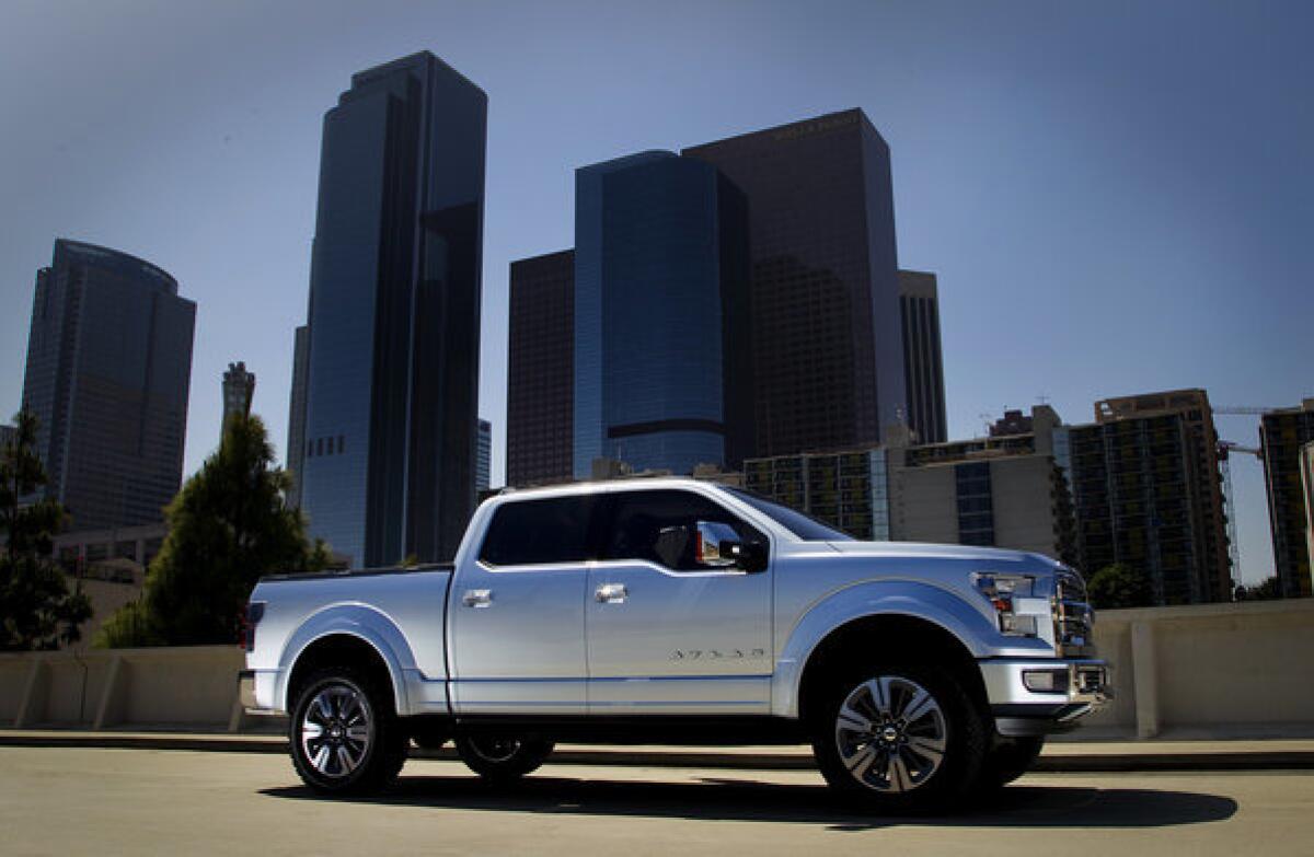 The Atlas concept truck gives a hint about where Ford will take the next generation of its F-150, which probably will debut in 2015.