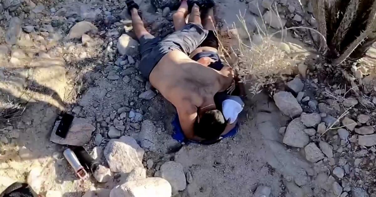 Video: Dramatic copter rescue of couple who collapsed near Joshua Tree
