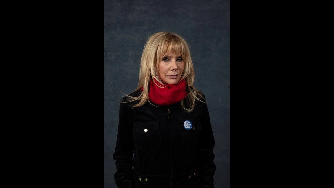 Film subject Rosanna Arquette, from the documentary, "Untouchable," photographed at the 2019 Sundance Film Festival, in Park City, Utah, United States on Friday, Jan. 25, 2019