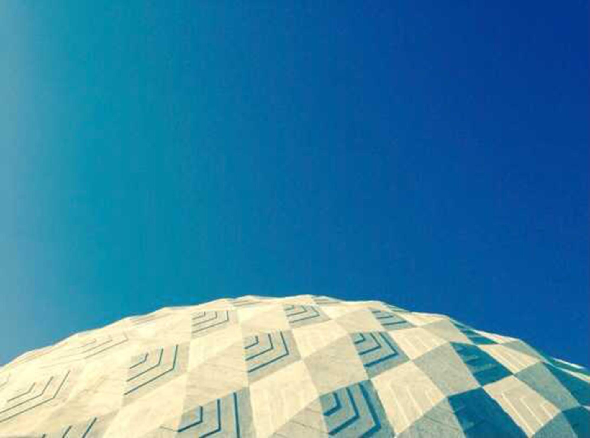 Colorful details of the Cinerama Dome.