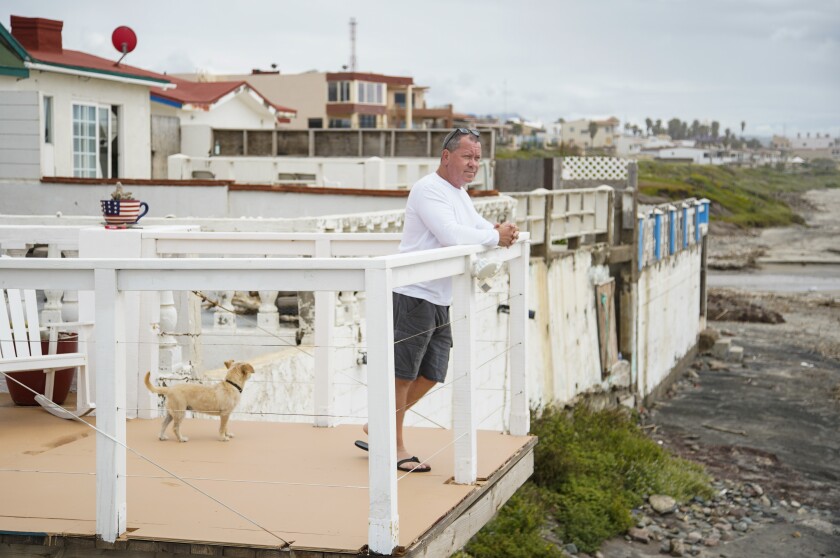 Retired San Diego police Officer Robert C. Smith, 61, is an expat living in the beach community of Playa Santa Monica in Rosarito. He has chosen to stay at his home in Rosarito during the coronavirus pandemic.