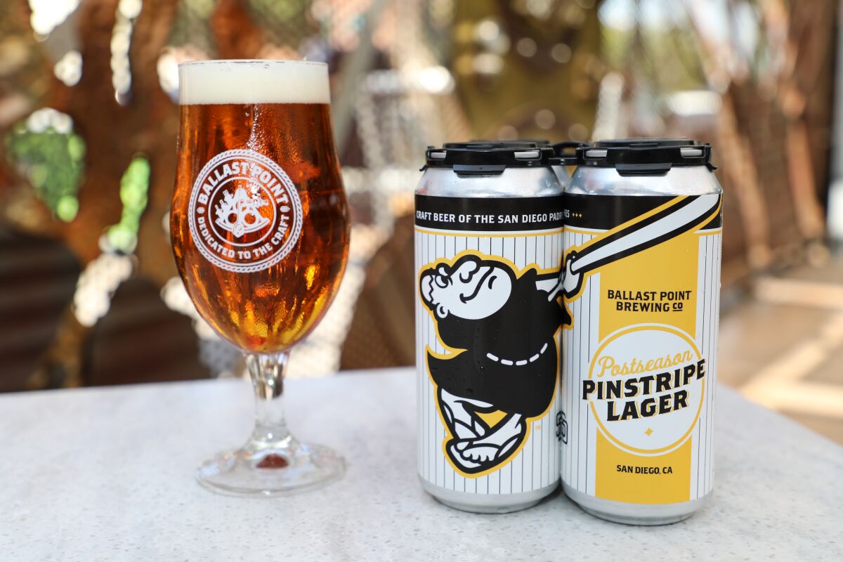 Postseason Pinstripe Lager from Ballast Point Brewing