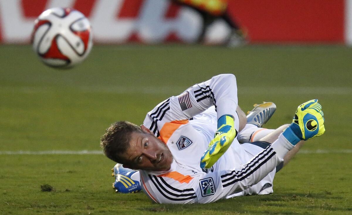 Colorado goal keeper Clint Irwin blocked all four of Chivas USA's shots in a shutout victory for the Rapids Friday, 3-0.