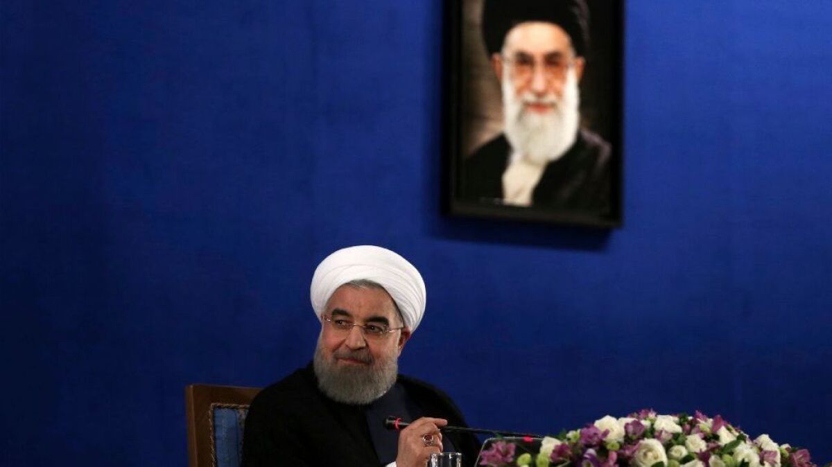 The agenda of newly reelected Iranian President Hassan Rouhani could hinge on the process to replace the ailing Supreme Leader Ayatollah Ali Khamenei, pictured.