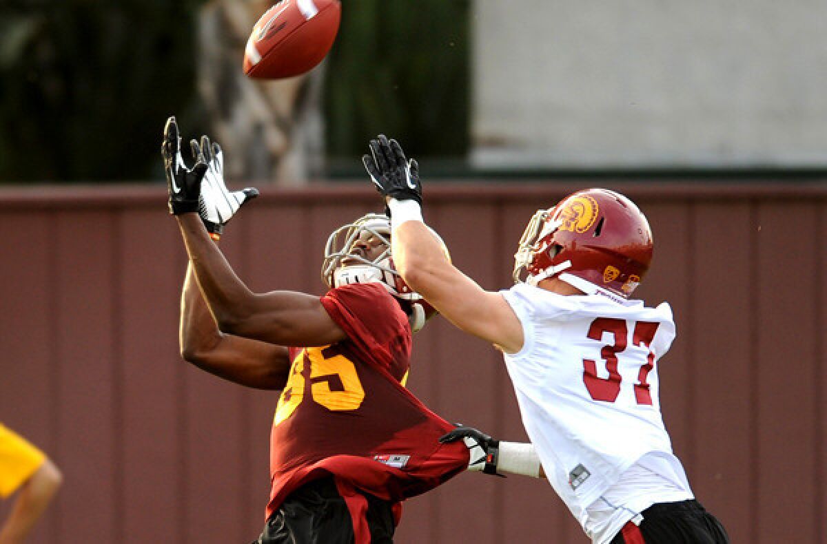 USC football Steve Sarkisian releases depth chart for scrimmage Los