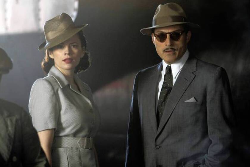 Hayley Atwell and Rufus Sewell in the Sundance Channel original miniseries "Restless."