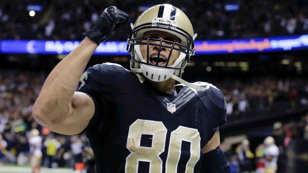 Saints tight end Jimmy Graham returns to practice - The San Diego