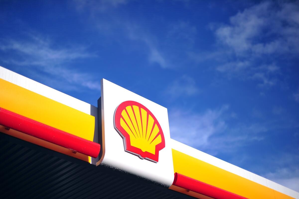 Energy titan Royal Dutch Shell agreed to buy Britain's BG Group for $70 billion, the companies announced. Above, a Shell station in central London.