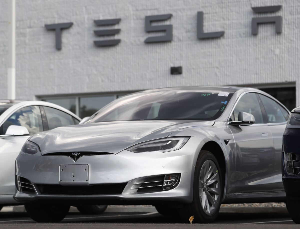 A 2018 Tesla Model 3 sedan