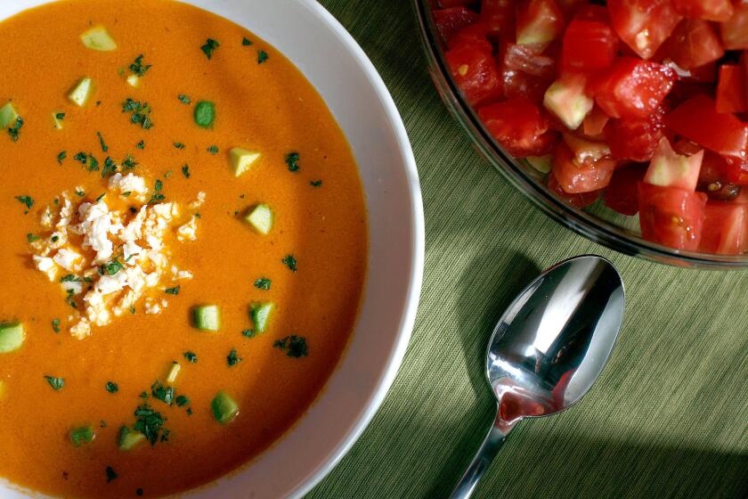 If you're looking for a great basic soup recipe that you can dress up in all sorts of ways. Recipe: Tomato soup