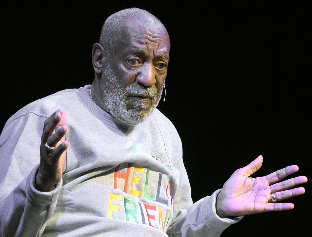 Comedian Bill Cosby performs at the Maxwell C. King Center for the Performing Arts, in Melbourne, Fla., in November 2014.