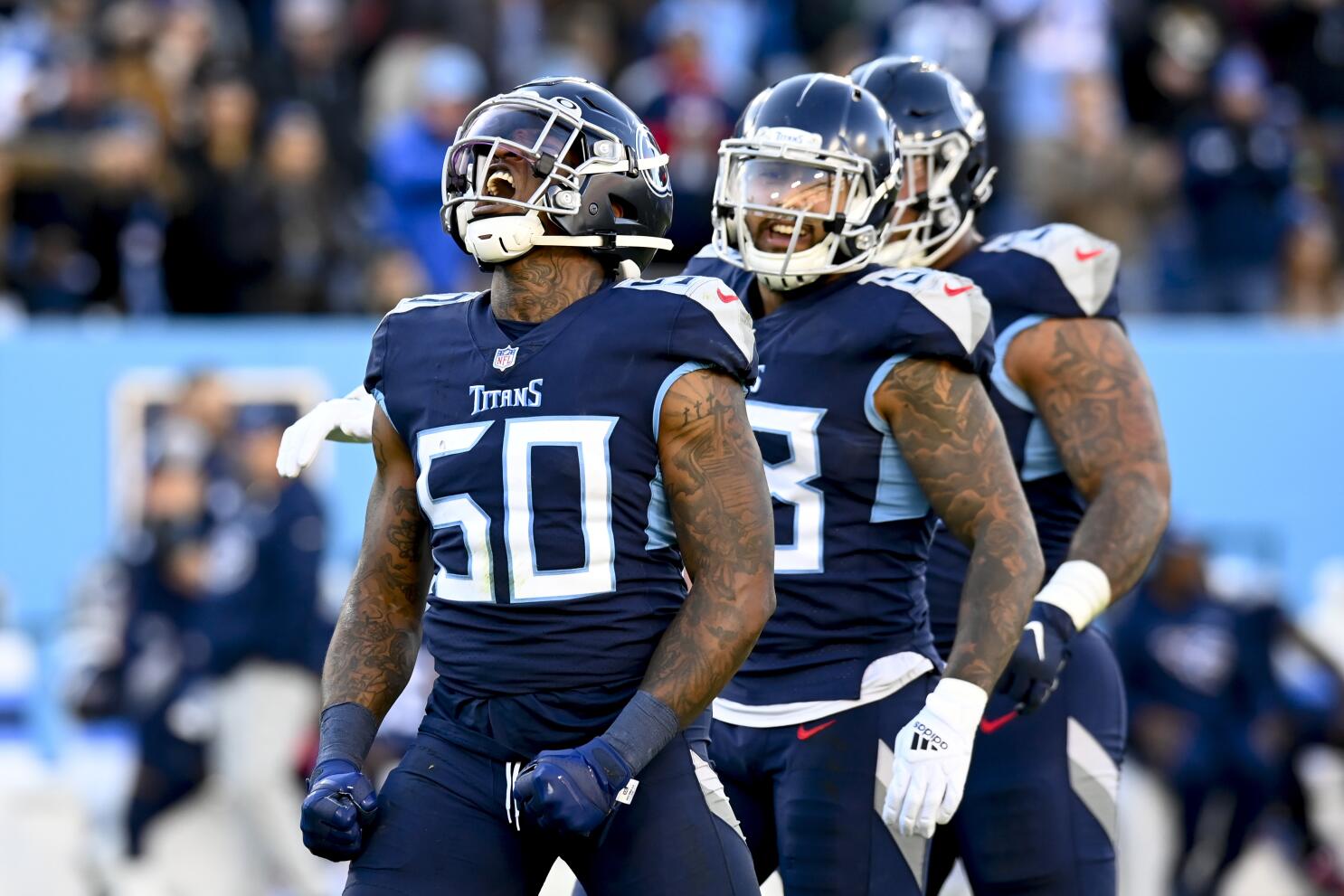 The readers deliver their submissions for the Titans' uniform