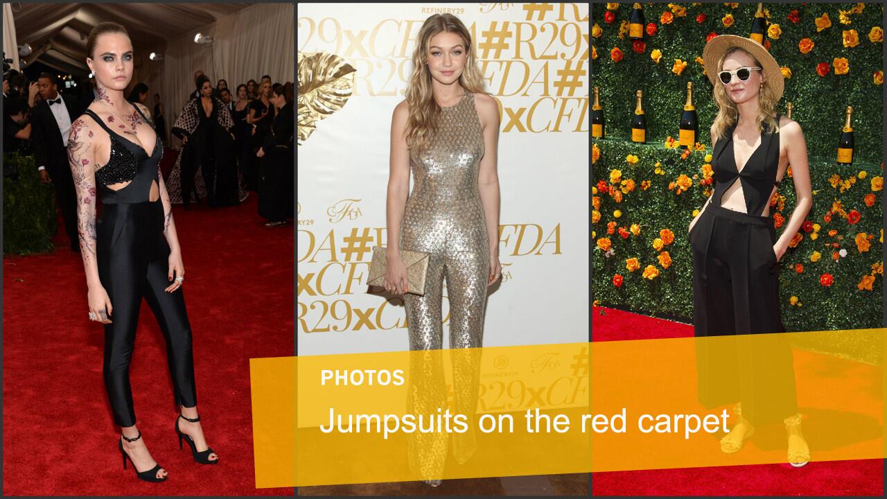 Emma Stone Rocks a Jumpsuit at Golden Globes 2015!