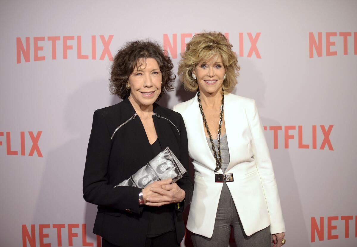 Lily Tomlin and Jane Fonda costar in Netflix's "Grace and Frankie."