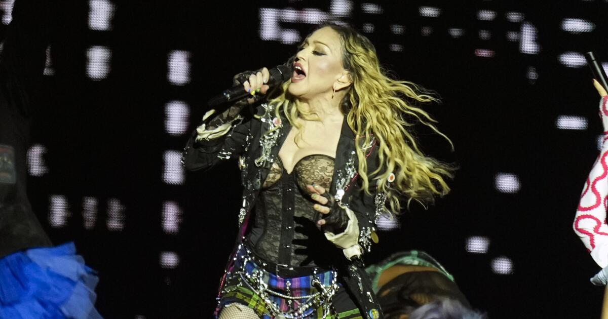 Madonna turns Copacabana beach into a huge dance floor