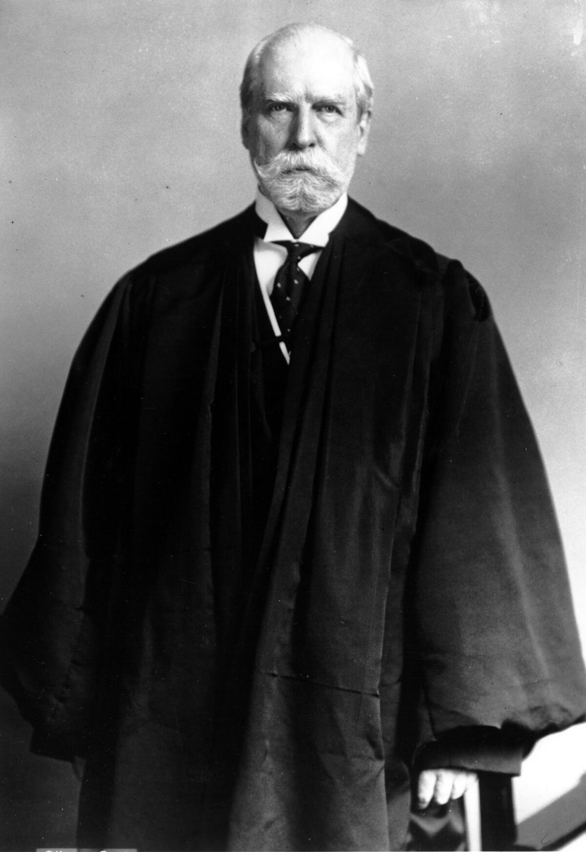 Charles Evans Hughes, chief justice of the United States.