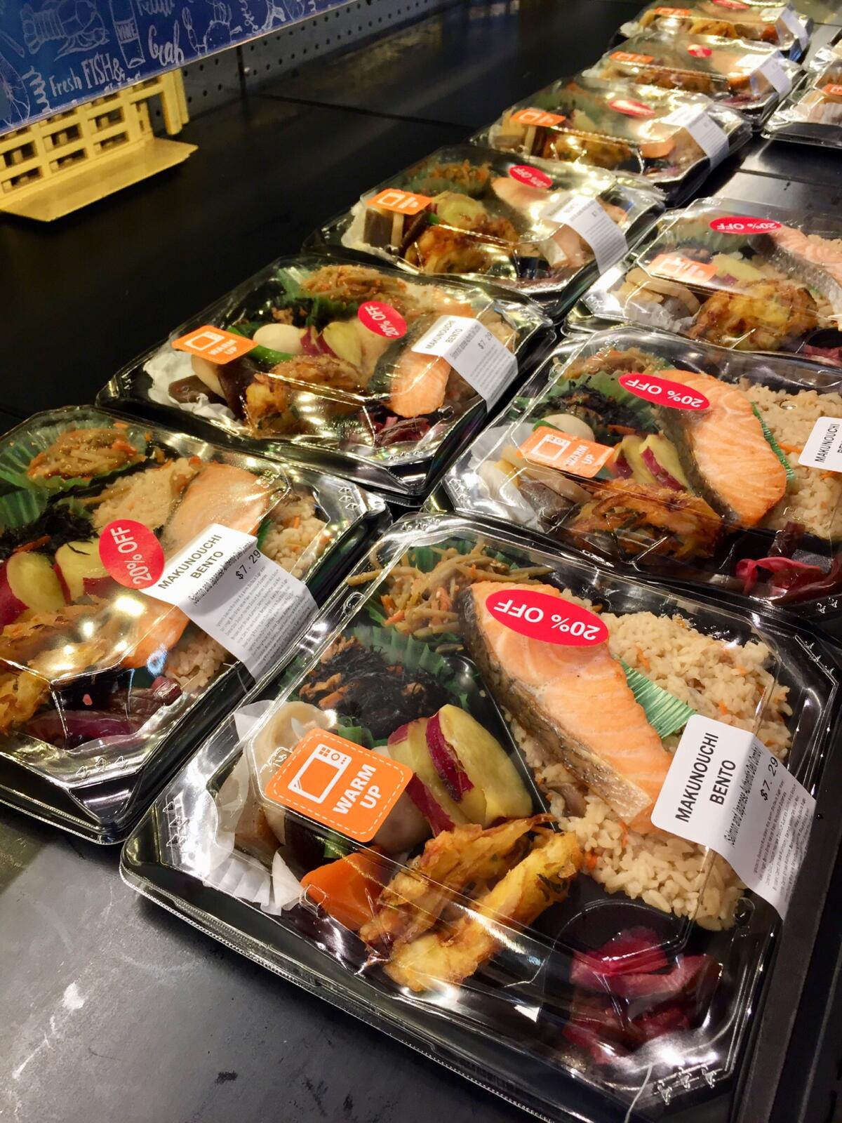 You can get 20% off Tokyo Central's bento and sushi boxes after 7 p.m. daily.