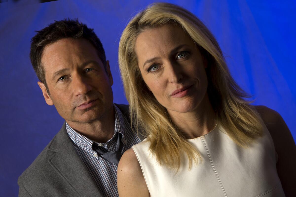David Duchovny and Gillian Anderson return in "The X-Files."