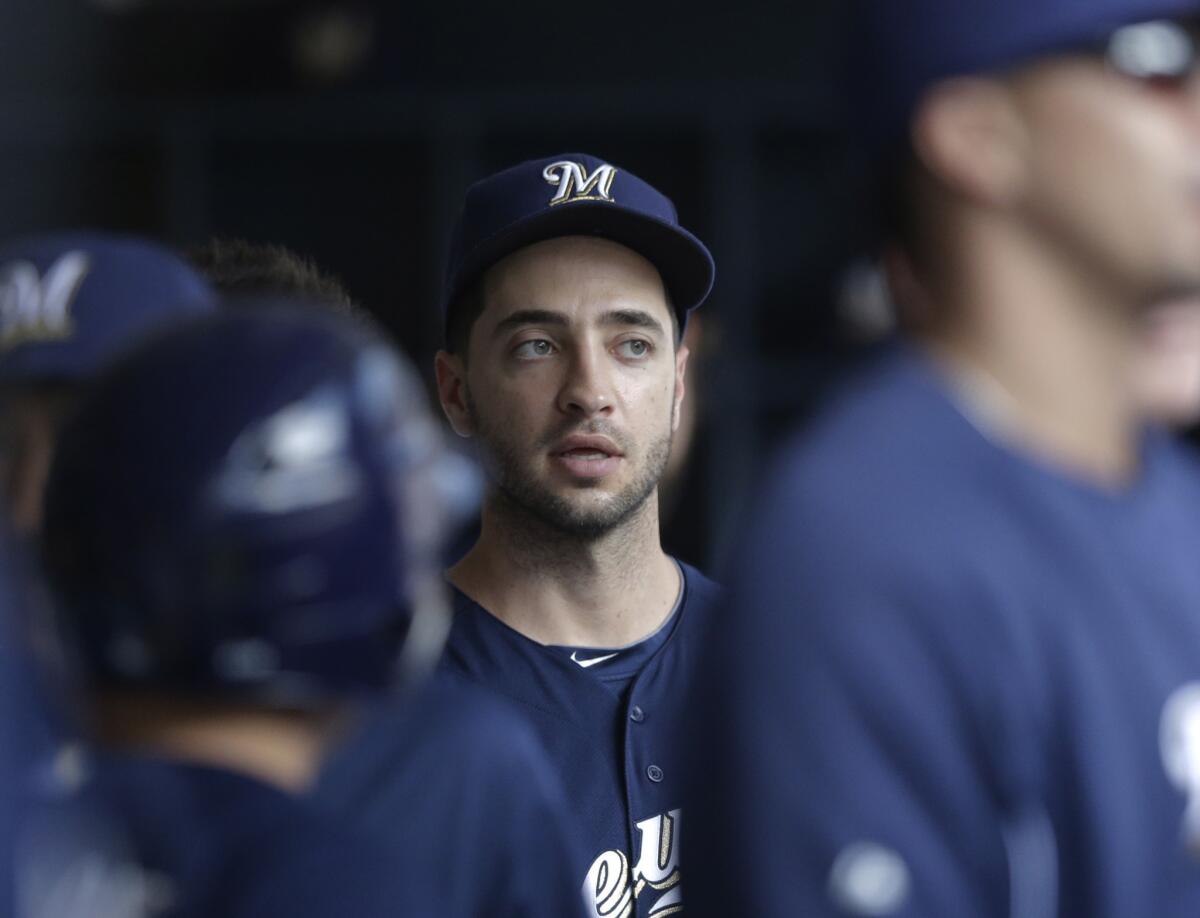 The Milwaukee Brewers' Ryan Braun on Monday accepted a 65-game suspension from Major League Baseball.