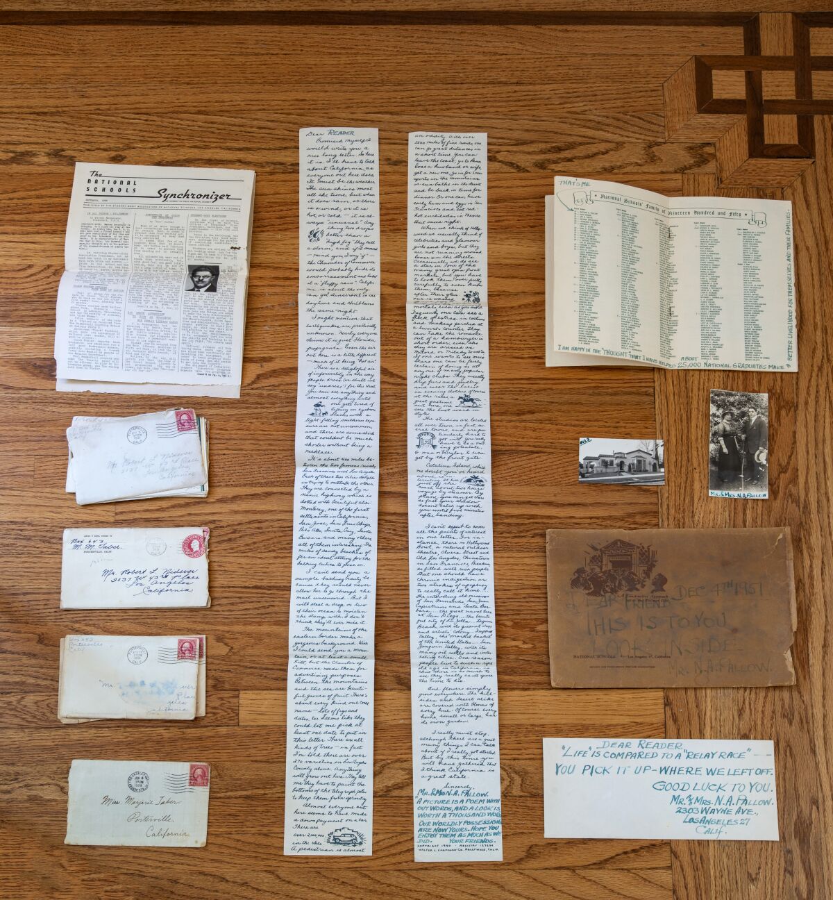 The house contained a time capsule from the original owners, found in the wall next to the fireplace.