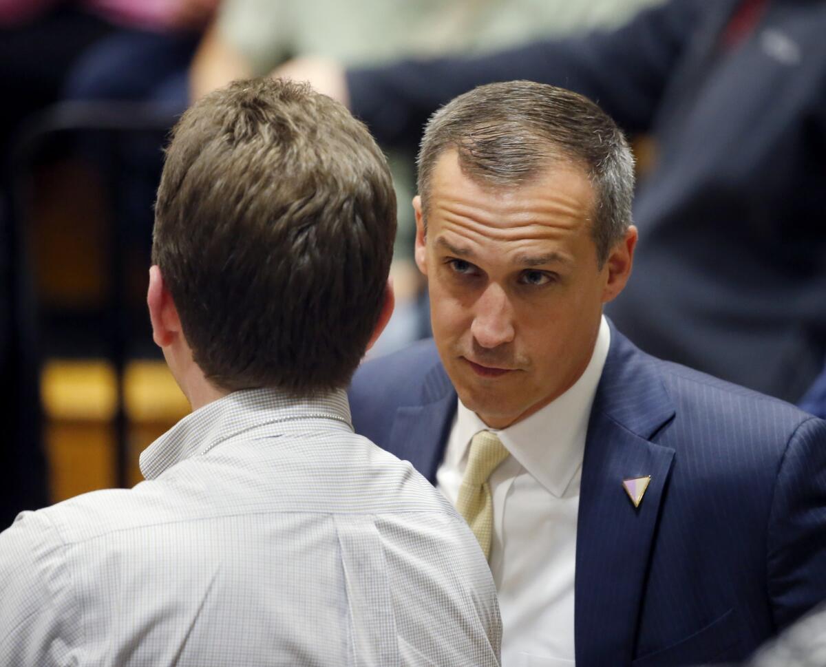 Corey Lewandowski, campaign manager for presidential candidate Donald Trump.