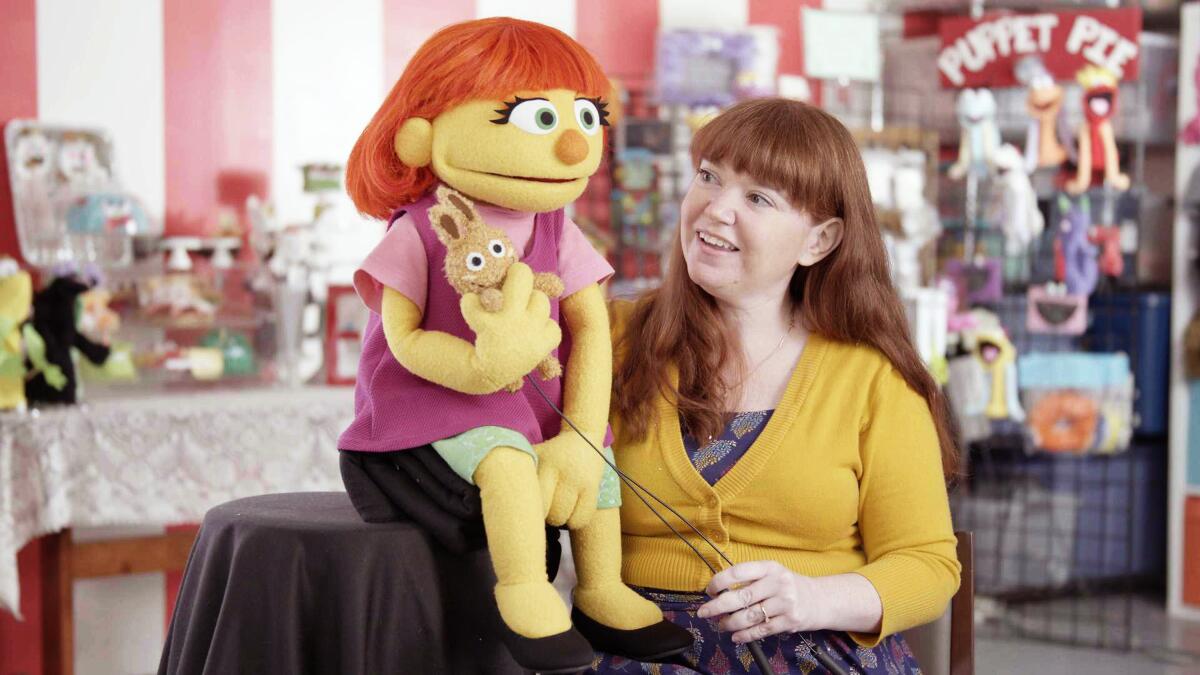 Puppeteer Stacey Gordon appears in “Sesame Street: 50 Years of Sunny Days”