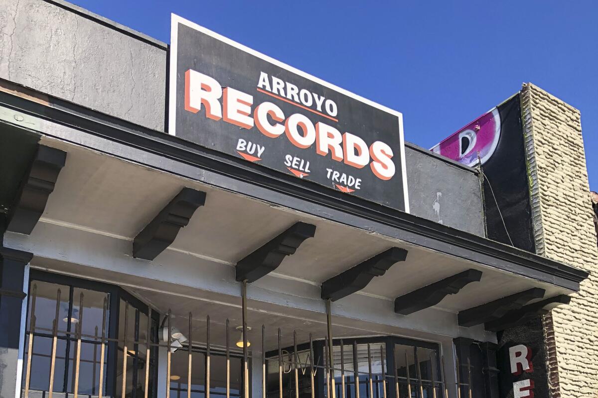 The exterior of Arroyo Records.