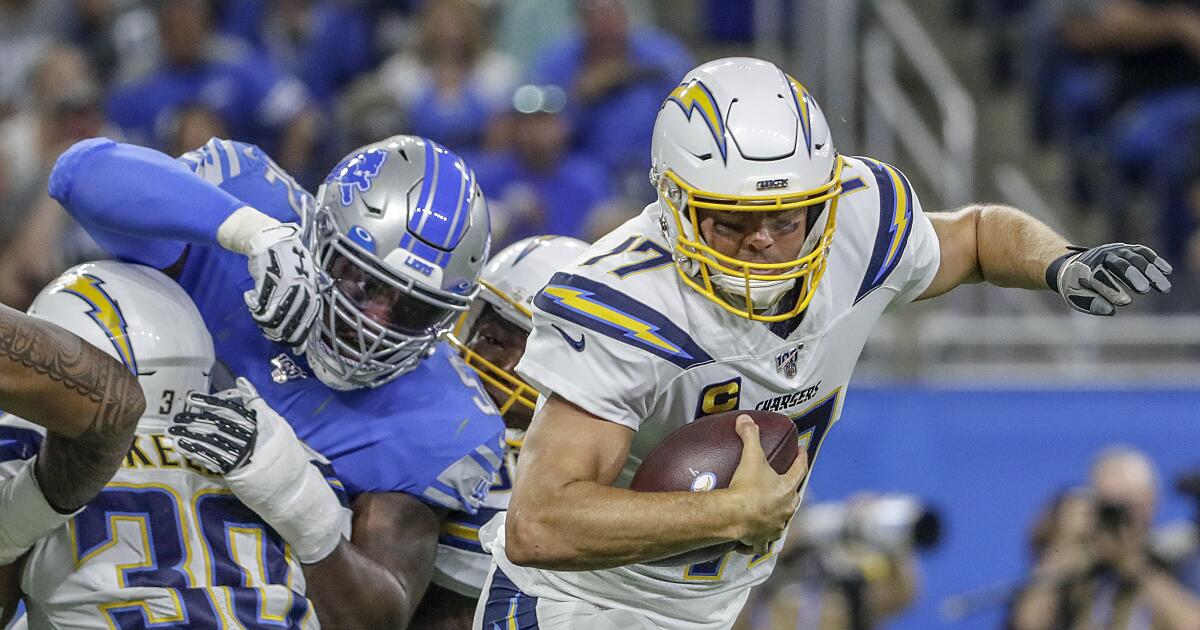 Los Angeles Chargers vs. Detroit Lions in Week 2 of the 2019 NFL season