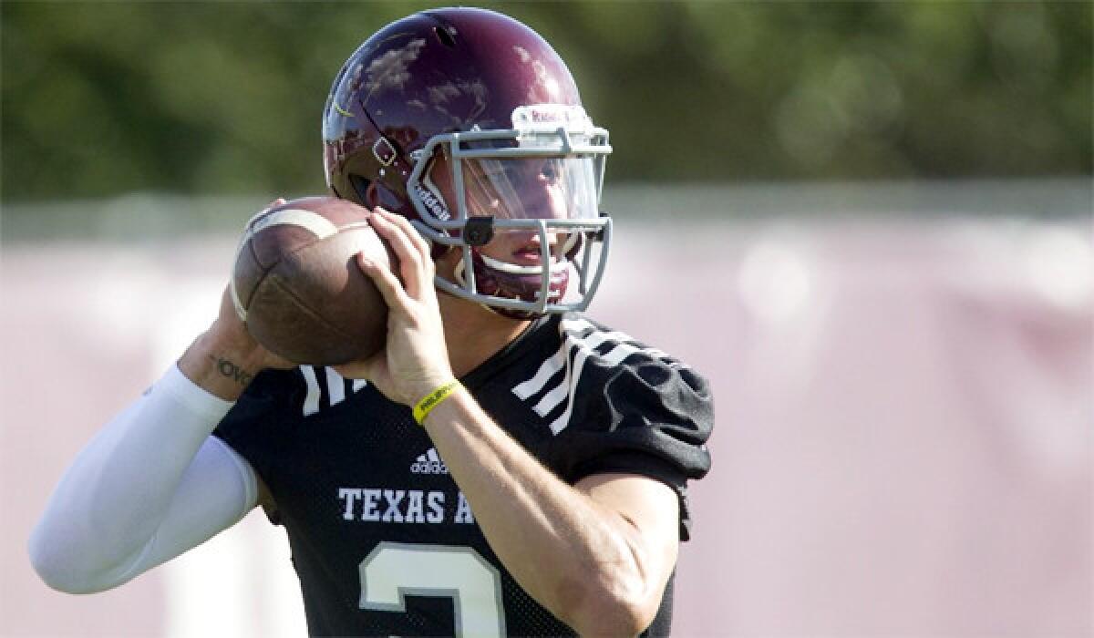 Houston Coach Bill O'Brien plans to meet with Texas A&M quarterback Johnny Manziel on Thursday, but he says the Texans have not decided whether or not to use the No. 1 overall draft pick on a signal caller.