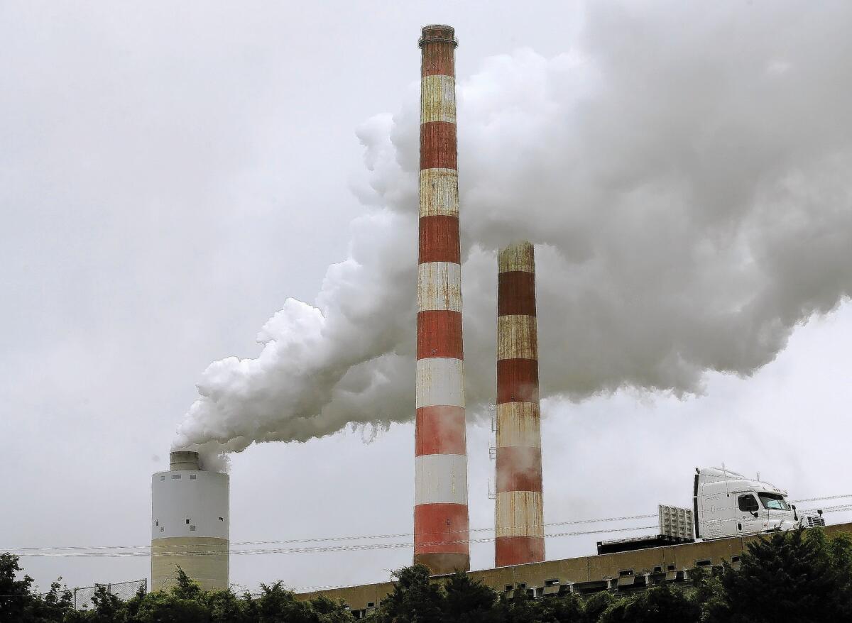 The Environmental Protection Agency's proposal to cut CO2 emissions will affect coal-fired power plants such as the one in Maryland pictured here.