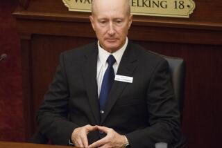 FILE - Idaho Sen. Dan Foreman, R-Moscow, waits for the State of the State address inside the house chambers at the state Capitol building, on Jan. 9, 2017 in Boise, Idaho. (AP Photo/Otto Kitsinger, File)