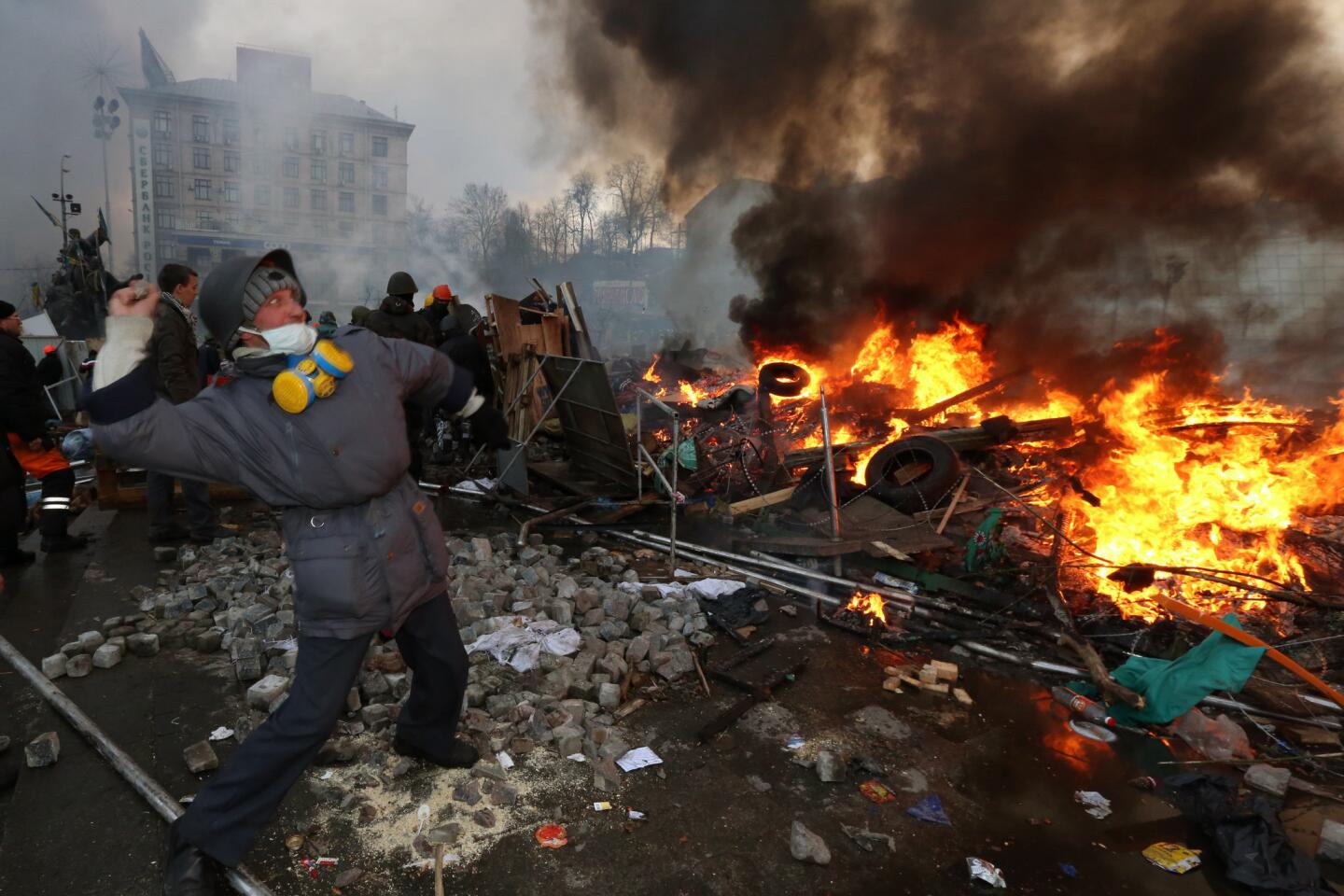 Deadly clashes in Kiev