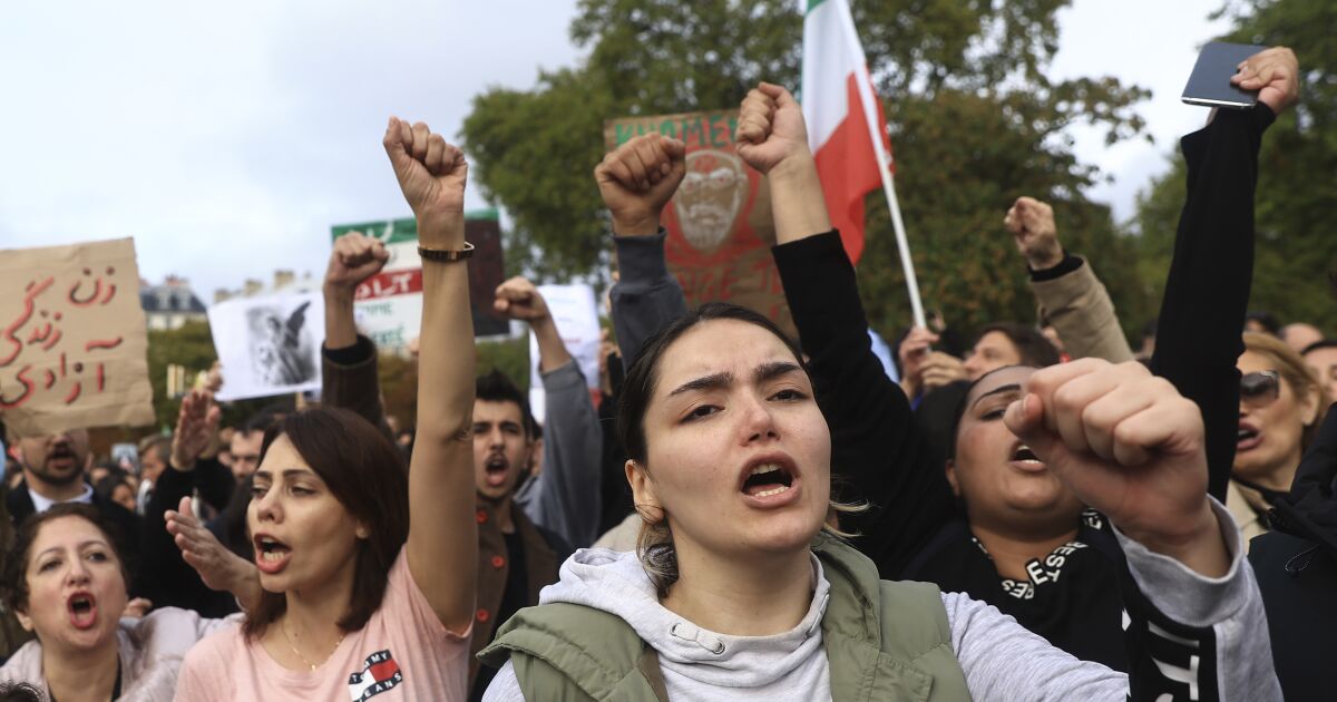 Manifestations en France en soutien aux protestations en Iran