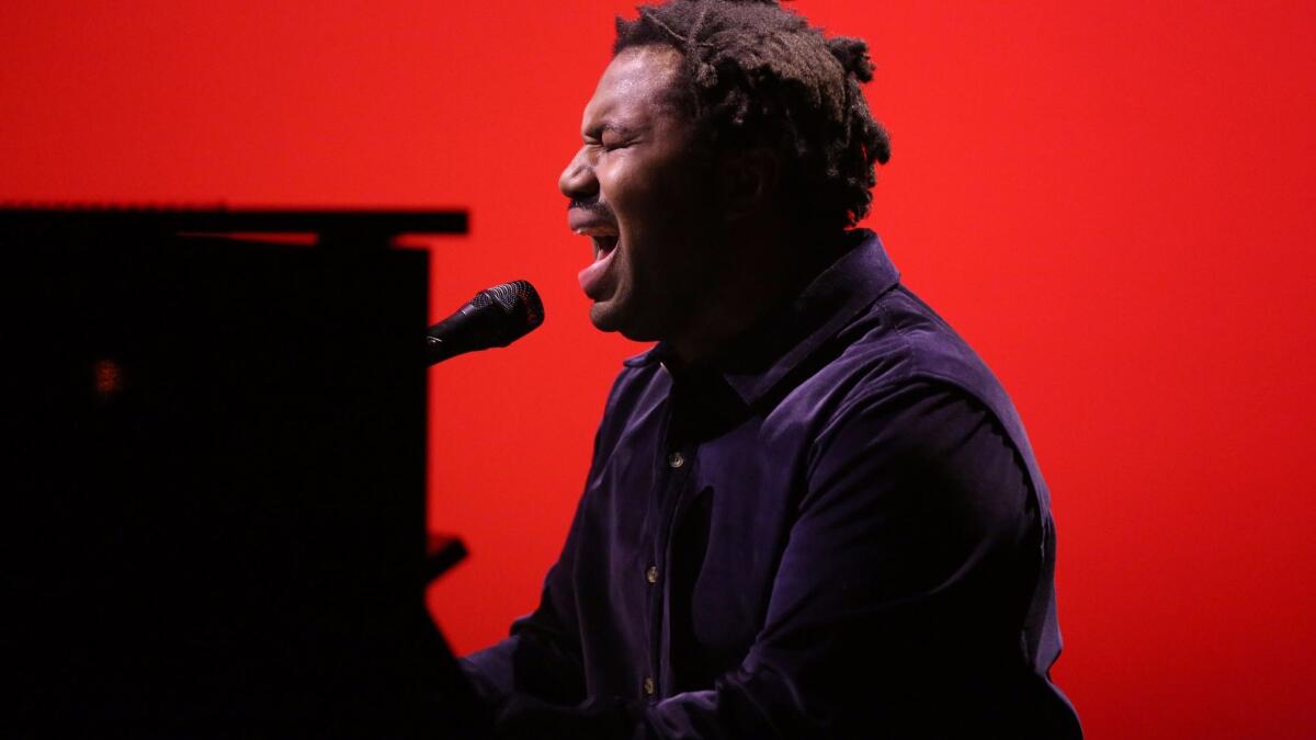 Sampha performs on "The Tonight Show Starring Jimmy Fallon."