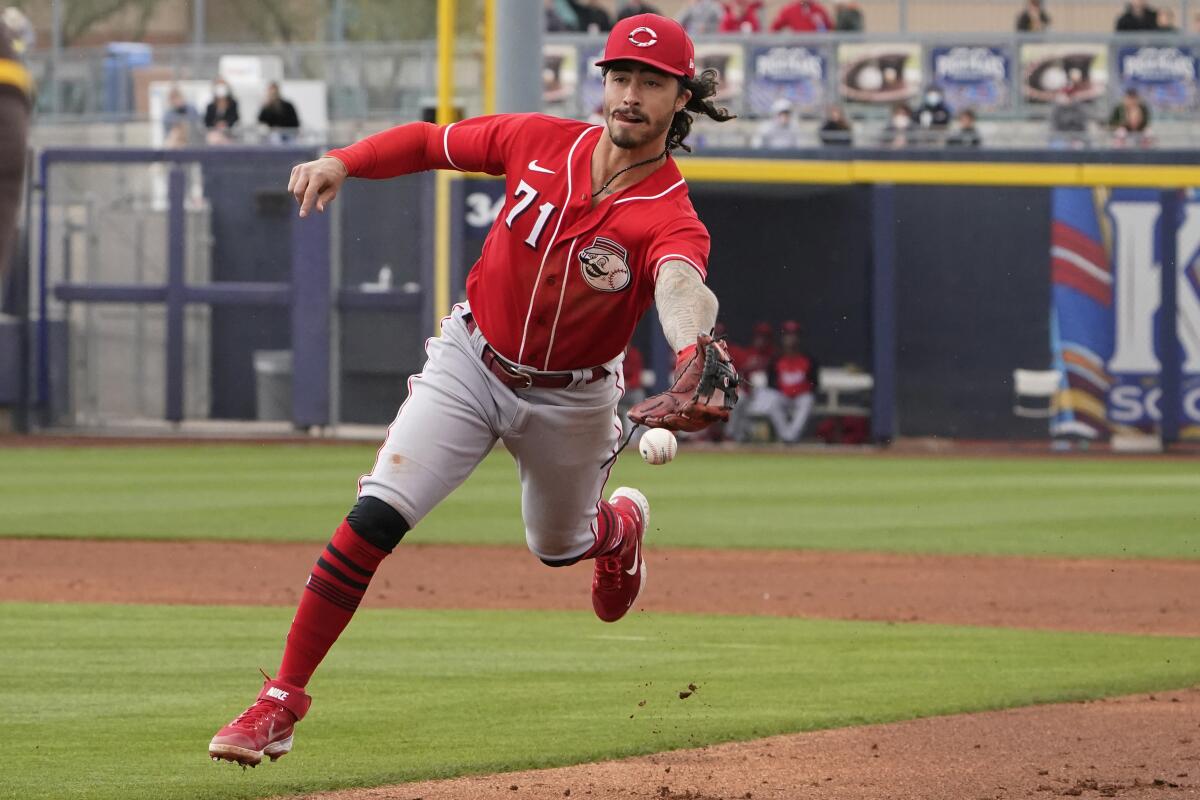 Reds' India impresses in spring, could be ready for breakout - The San  Diego Union-Tribune