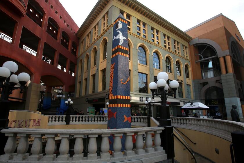 Horton Plaza has a history as a central structure of retail commerce in the heart of San Diego.